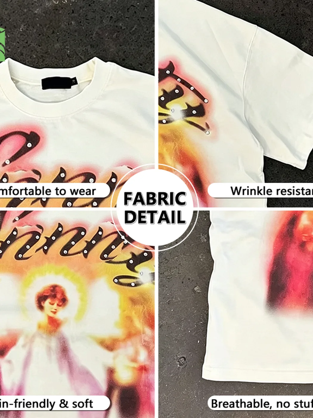 Fabric Detail (Printed Tee)
