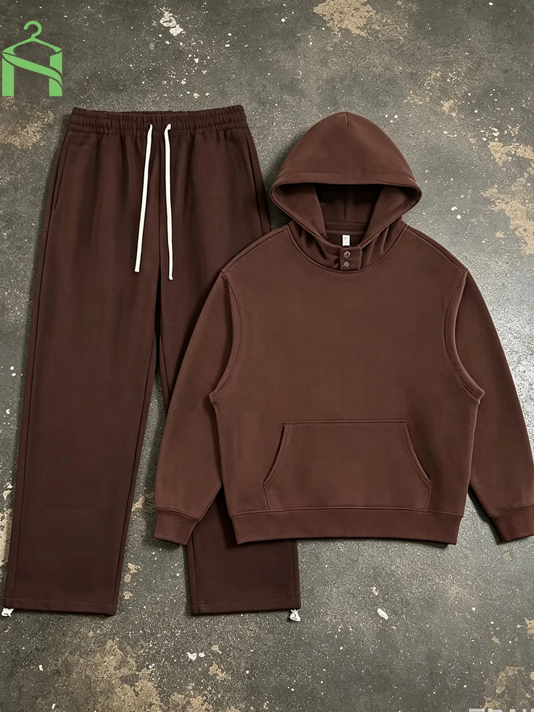 Brown Hoodie & Jogger Set