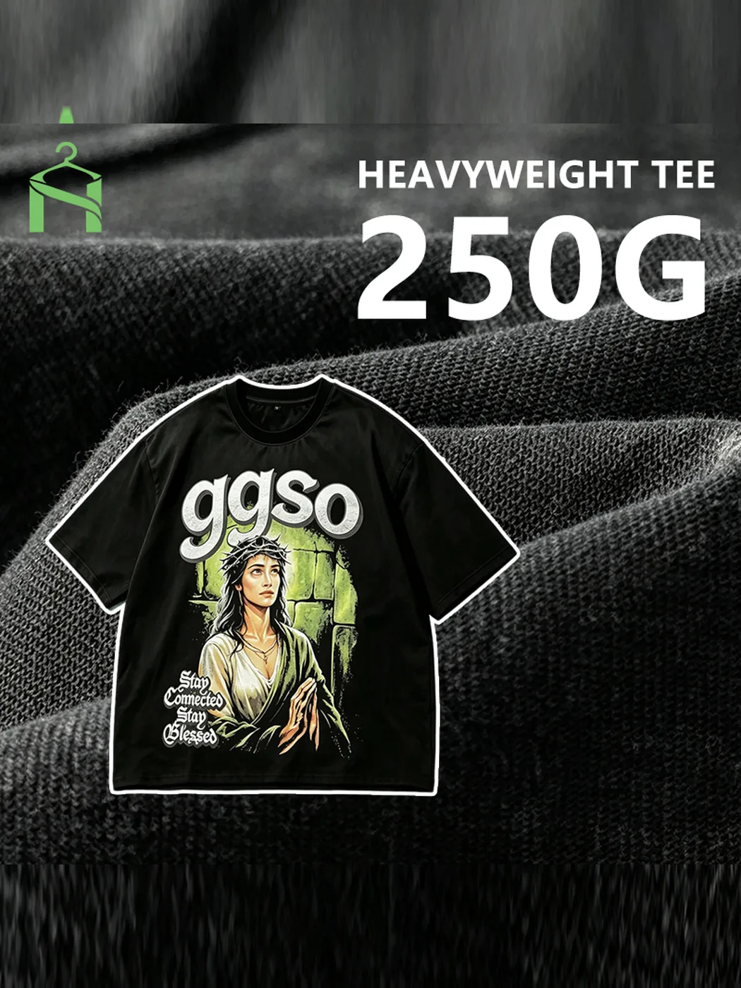 Heavyweight Graphic Tee (Black)